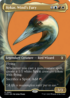 Kykar, Wind's Fury (Borderless) (683) [Commander Masters] foil - Deck Out Gaming
