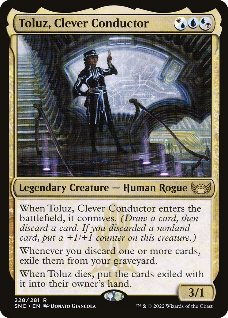 Toluz, Clever Conductor (228) [Streets of New Capenna] foil - Deck Out Gaming