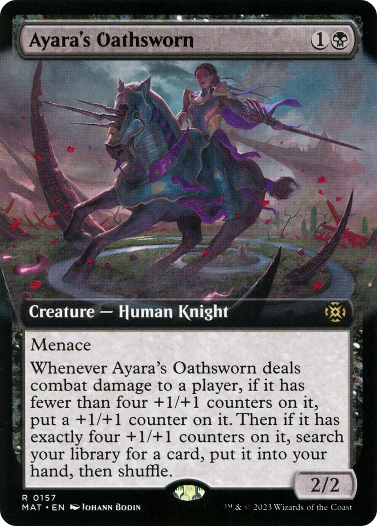 Ayara's Oathsworn (Extended Art) (157) [March of the Machine: The Aftermath] - Deck Out Gaming