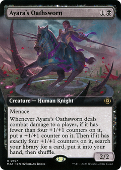 Ayara's Oathsworn (Extended Art) (157) [March of the Machine: The Aftermath] foil - Deck Out Gaming