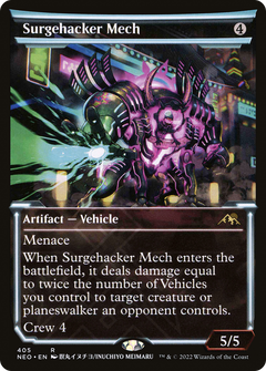 Surgehacker Mech (Showcase) (405) [Kamigawa: Neon Dynasty] - Deck Out Gaming