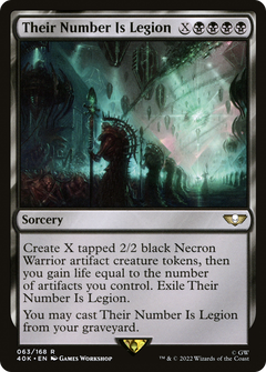 Their Number Is Legion (63) [Warhammer 40,000 Commander] - Deck Out Gaming