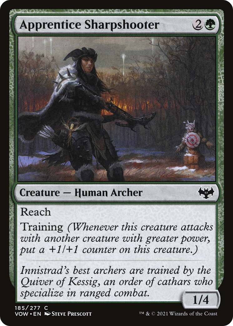 Apprentice Sharpshooter (185) [Innistrad: Crimson Vow] - Deck Out Gaming