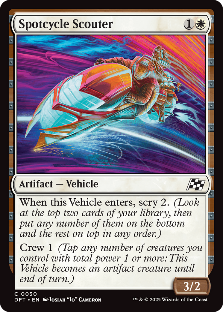 Spotcycle Scouter (30) [Aetherdrift] foil - Deck Out Gaming