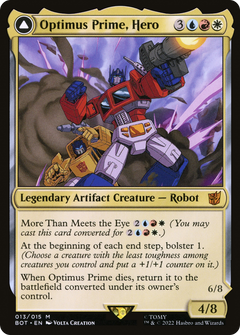 Optimus Prime, Hero (13) [Universes Beyond: Transformers] foil - Deck Out Gaming