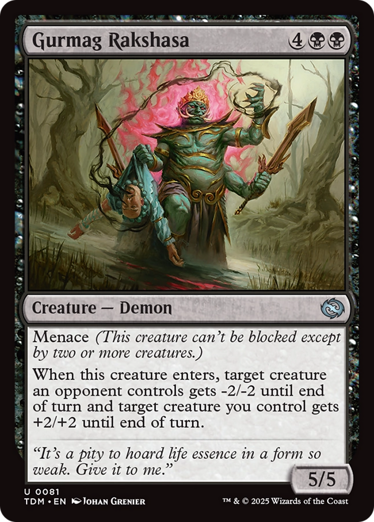 Gurmag Rakshasa (81) [Tarkir: Dragonstorm] - Deck Out Gaming