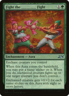 Fight the _______ Fight (Galaxy Foil) (424) [Unfinity] foil - Deck Out Gaming