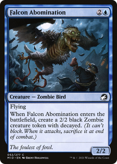 Falcon Abomination (52) [Innistrad: Midnight Hunt] foil - Deck Out Gaming