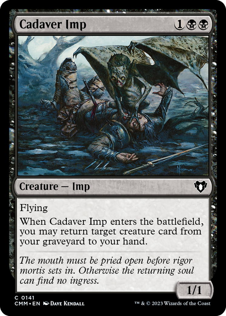 Cadaver Imp (141) [Commander Masters] foil - Deck Out Gaming