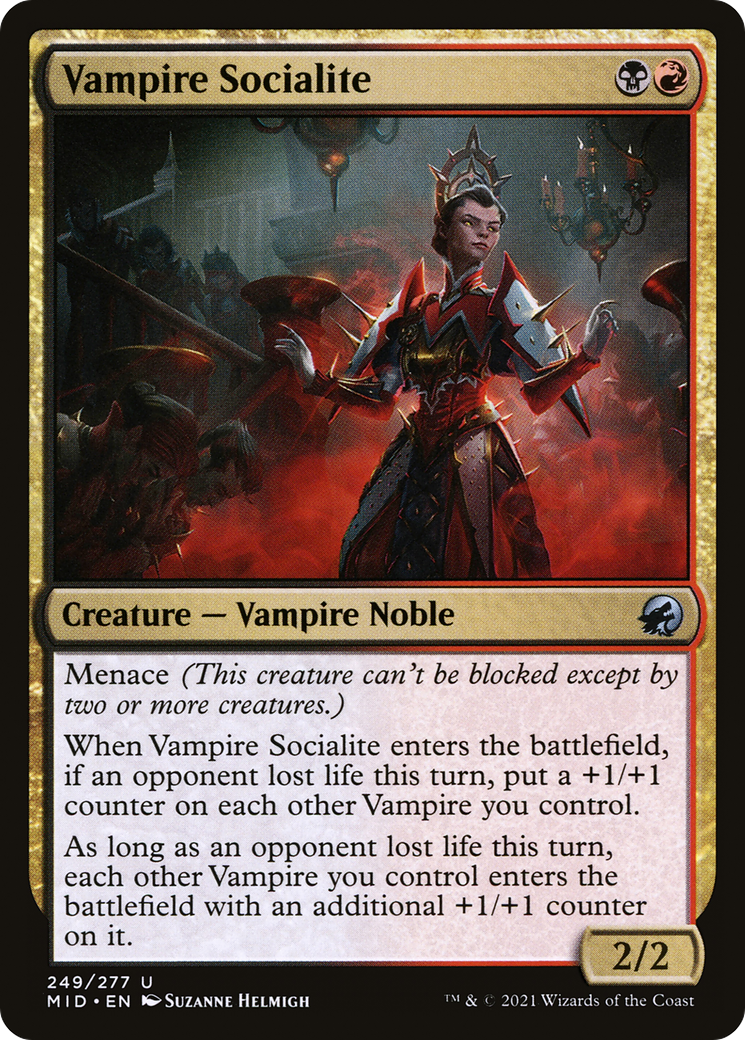 Vampire Socialite (249) [Innistrad: Midnight Hunt] foil - Deck Out Gaming