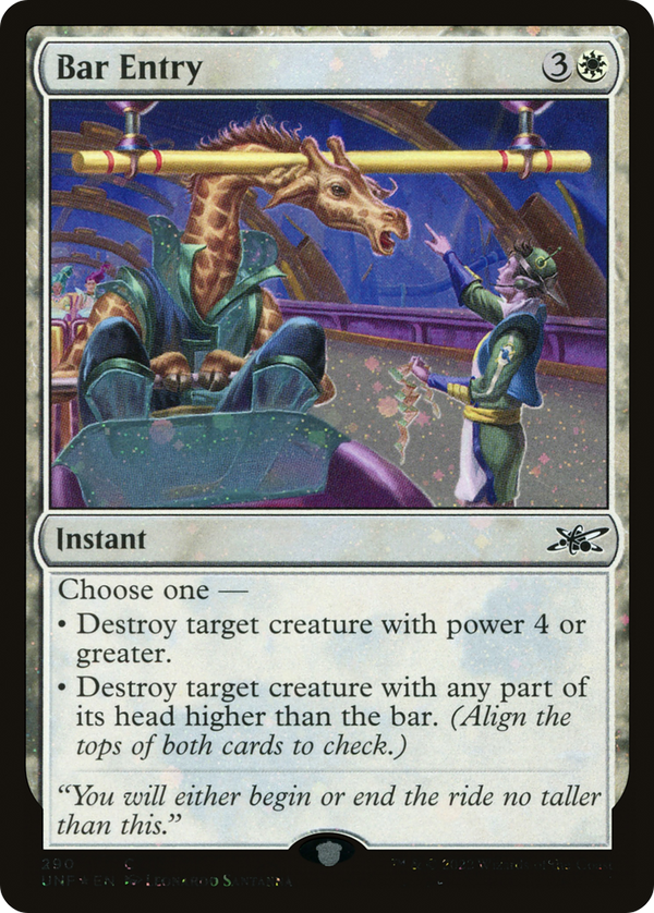 Bar Entry (Galaxy Foil) (290) [Unfinity] foil - Deck Out Gaming