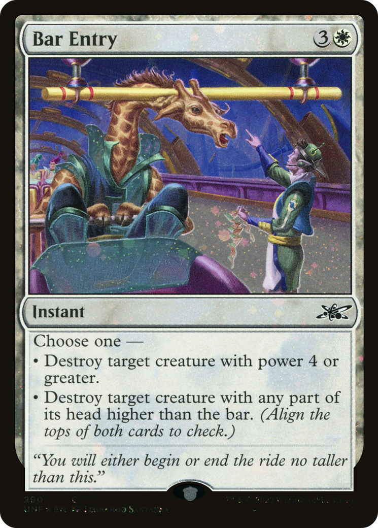 Bar Entry (Galaxy Foil) (290) [Unfinity] foil - Deck Out Gaming