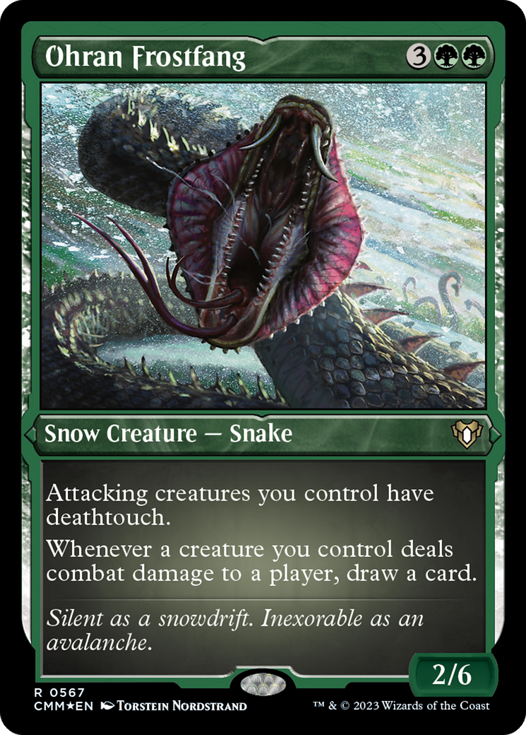 Ohran Frostfang (567) [Commander Masters] etched - Deck Out Gaming