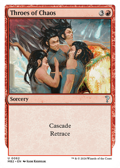 Throes of Chaos (White Border) (62) [Mystery Booster 2] - Deck Out Gaming