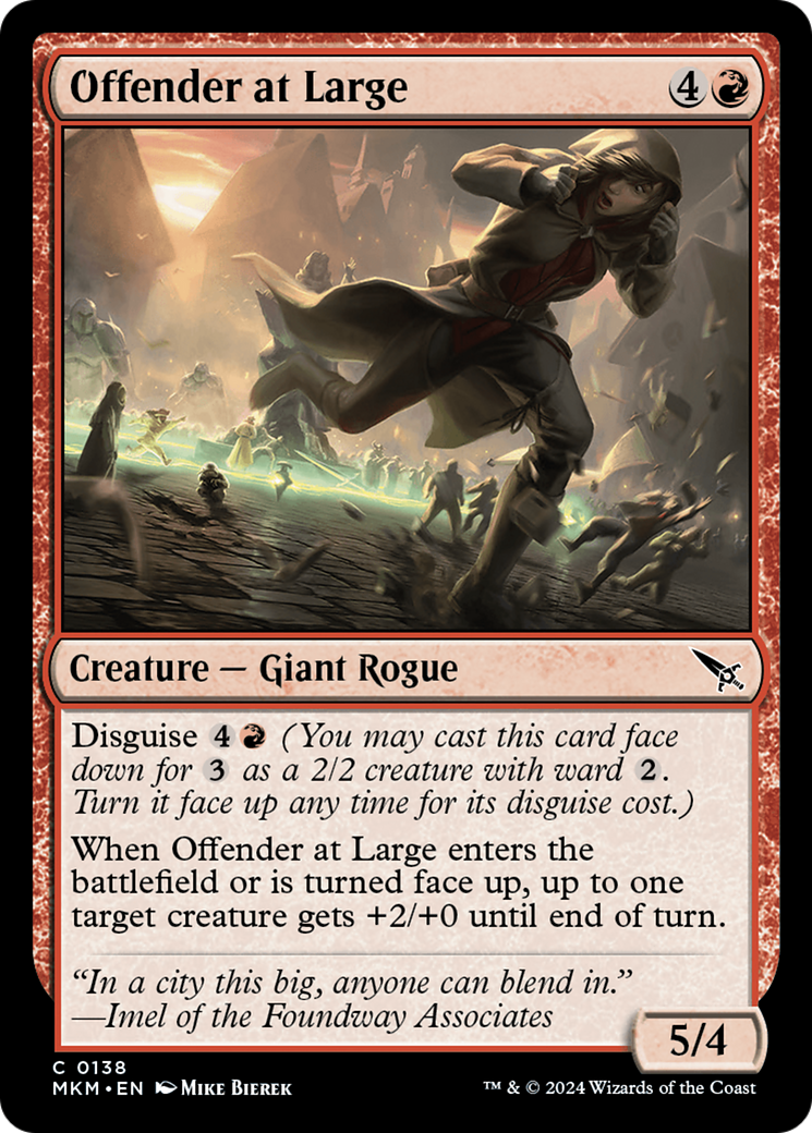 Offender at Large (138) [Murders at Karlov Manor] foil - Deck Out Gaming