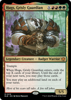 Hugs, Grisly Guardian (218) [Bloomburrow] - Deck Out Gaming