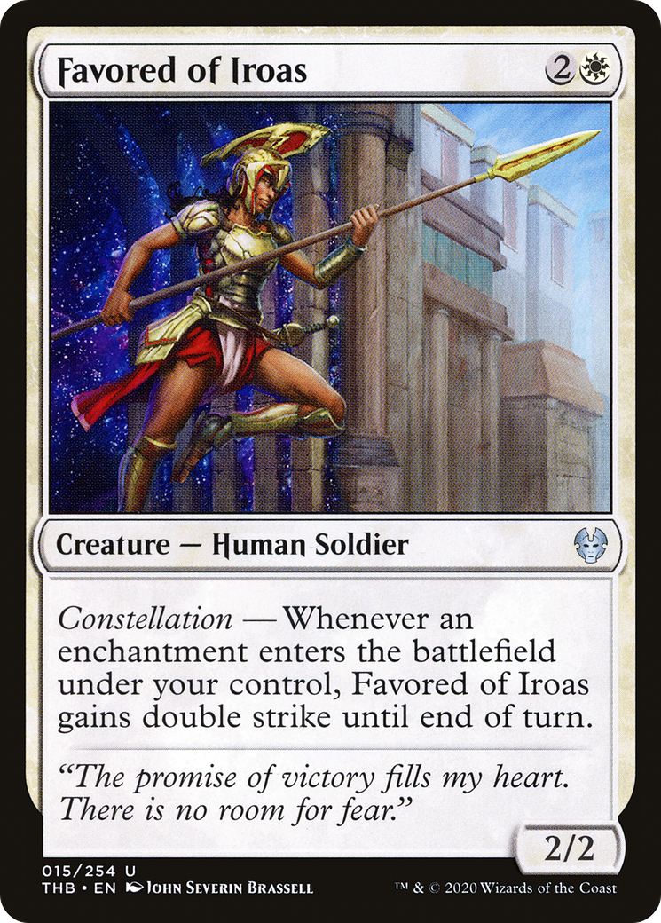 Favored of Iroas (15) [Theros Beyond Death] - Deck Out Gaming
