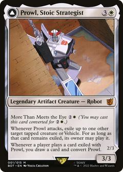 Prowl, Stoic Strategist (1) [Universes Beyond: Transformers] - Deck Out Gaming