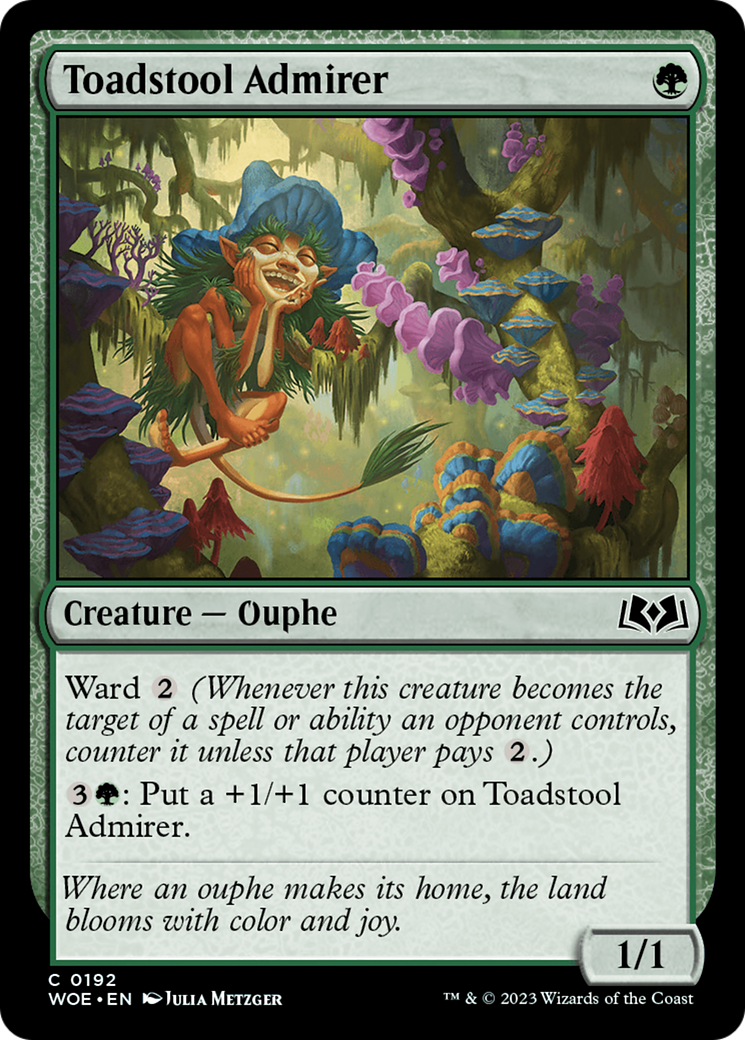Toadstool Admirer (192) [Wilds of Eldraine] - Deck Out Gaming