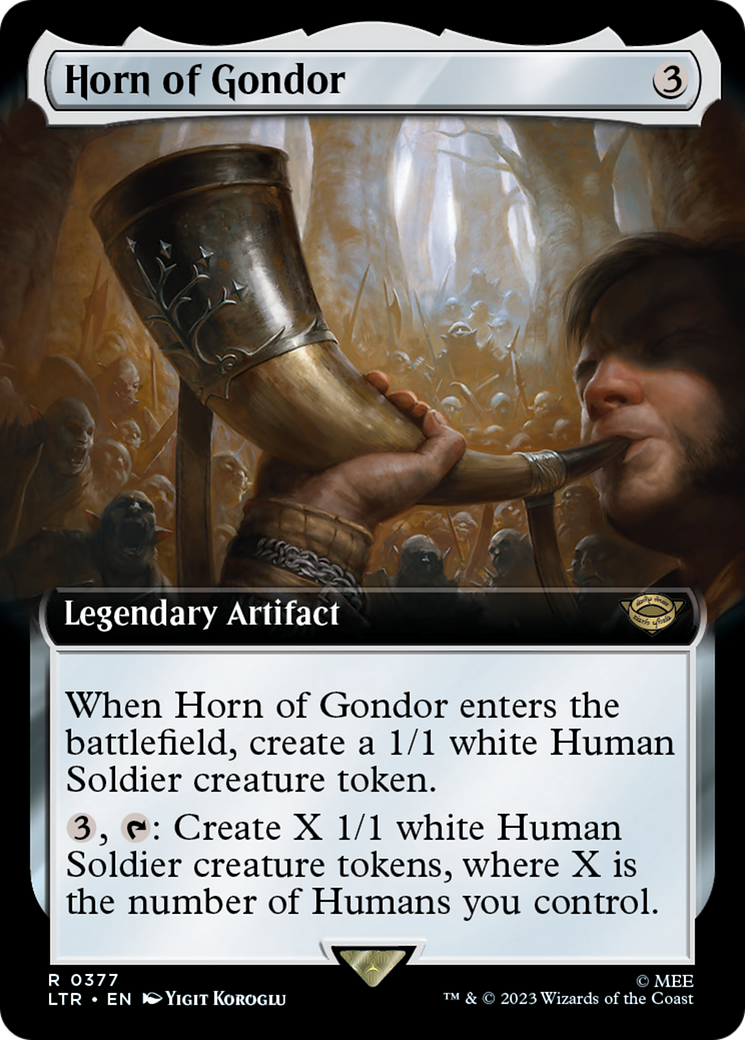 Horn of Gondor (Extended Art) (377) [The Lord of the Rings: Tales of Middle-earth] - Deck Out Gaming