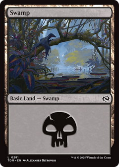 Swamp (0281) (281) [Tarkir: Dragonstorm] foil - Deck Out Gaming