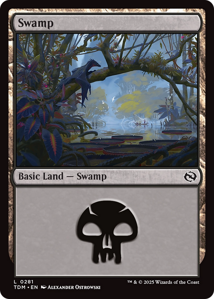 Swamp (0281) (281) [Tarkir: Dragonstorm] foil - Deck Out Gaming