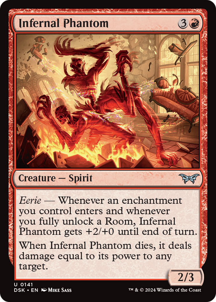 Infernal Phantom (141) [Duskmourn: House of Horror] - Deck Out Gaming