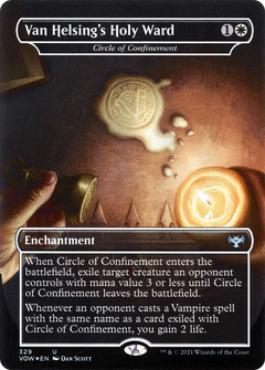 Van Helsing's Holy Ward - Circle of Confinement (329) [Innistrad: Crimson Vow] foil - Deck Out Gaming
