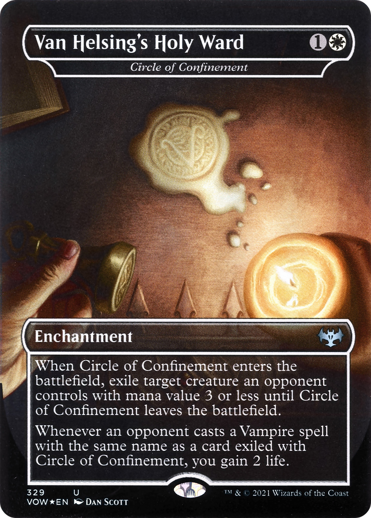 Van Helsing's Holy Ward - Circle of Confinement (329) [Innistrad: Crimson Vow] foil - Deck Out Gaming
