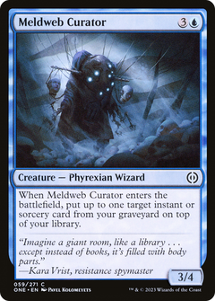 Meldweb Curator (59) [Phyrexia: All Will Be One] foil - Deck Out Gaming