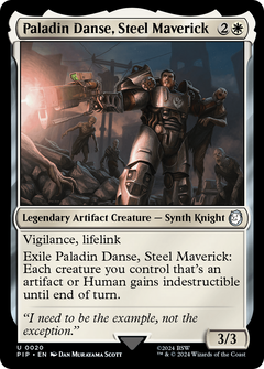 Paladin Danse, Steel Maverick (20) [Fallout] - Deck Out Gaming
