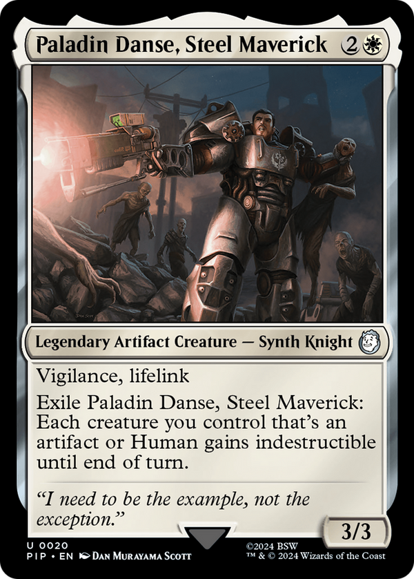 Paladin Danse, Steel Maverick (20) [Fallout] - Deck Out Gaming