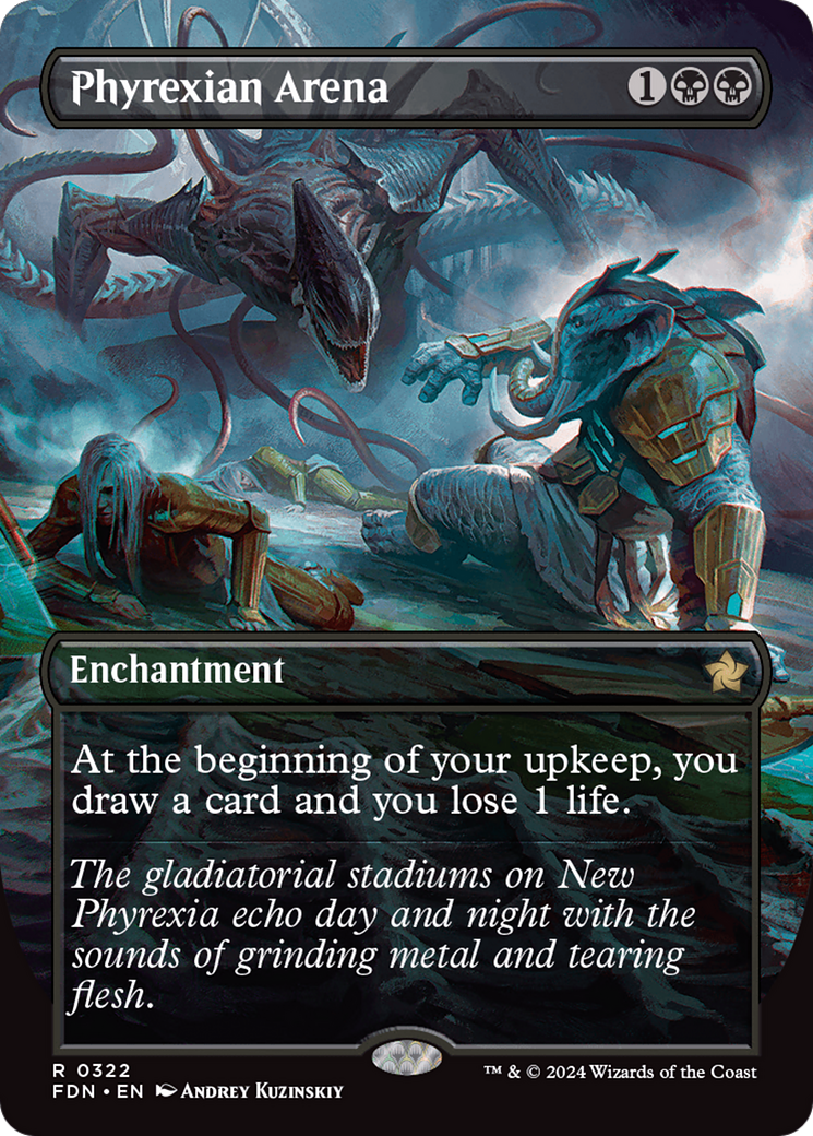 Phyrexian Arena (Borderless) (322) [Foundations] foil - Deck Out Gaming