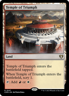 Temple of Triumph (1047) [Commander Masters] - Deck Out Gaming