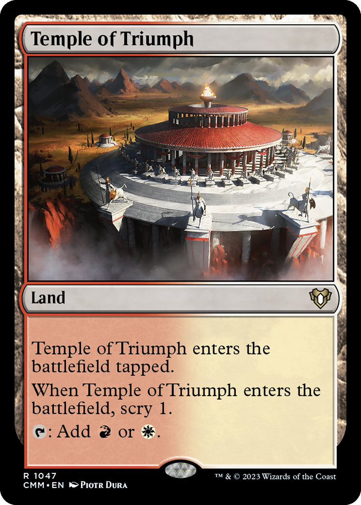 Temple of Triumph (1047) [Commander Masters] - Deck Out Gaming