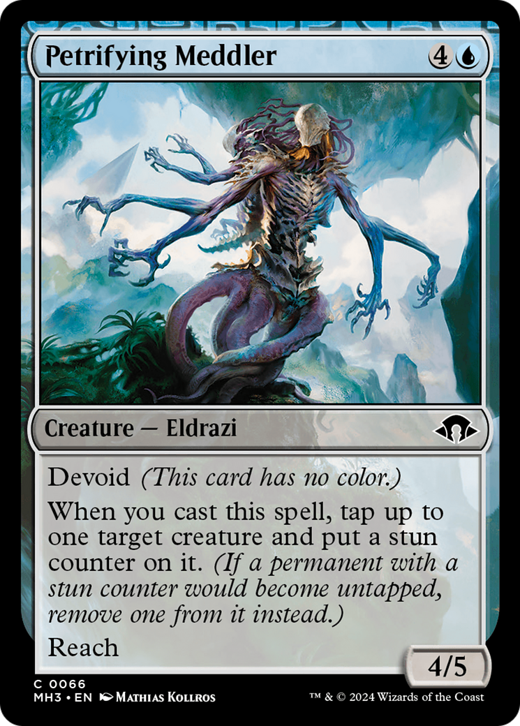 Petrifying Meddler (66) [Modern Horizons 3] foil - Deck Out Gaming