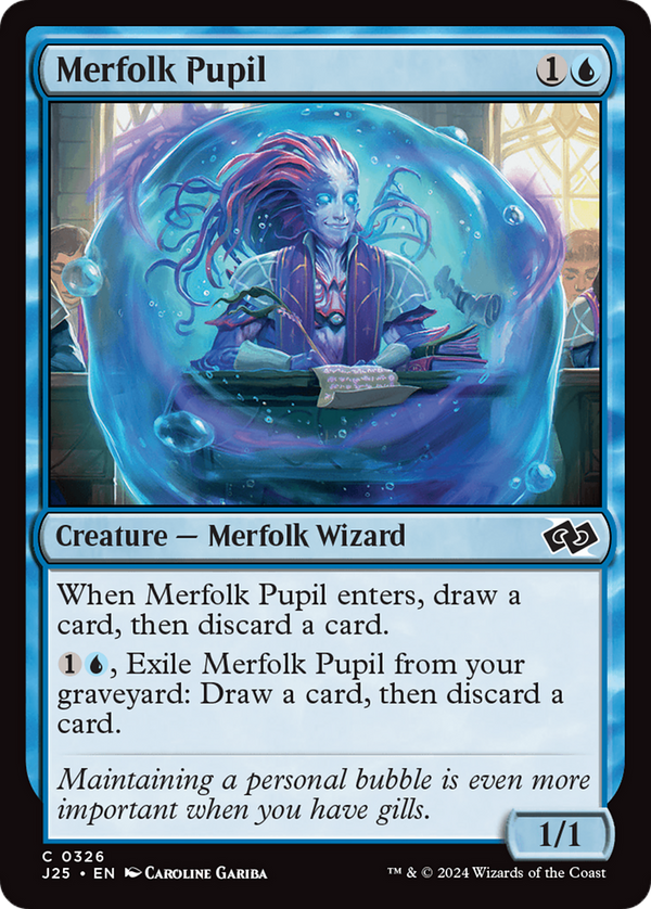 Merfolk Pupil (326) [Foundations Jumpstart] - Deck Out Gaming