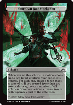 Your Own Face Mocks You (Full Art) (366) [Duskmourn: House of Horror Commander] - Deck Out Gaming