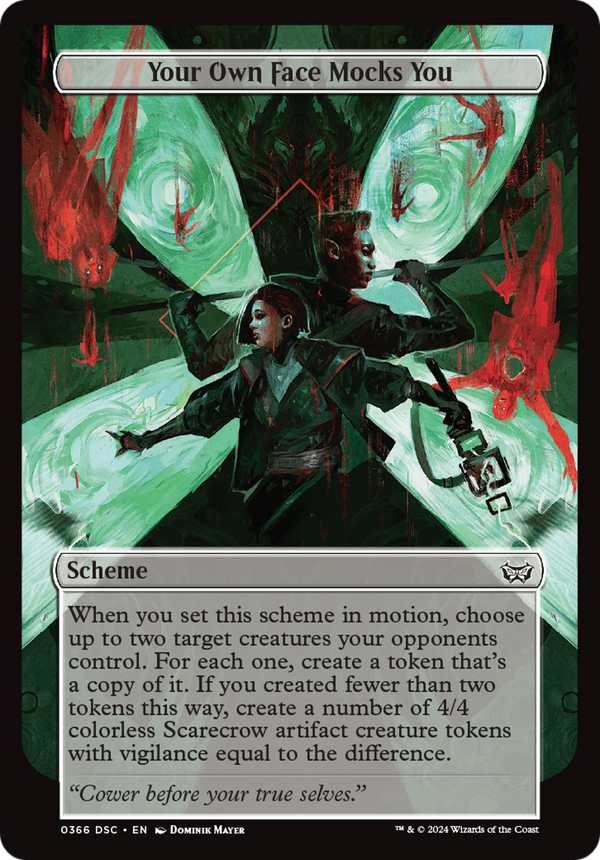 Your Own Face Mocks You (Full Art) (366) [Duskmourn: House of Horror Commander] - Deck Out Gaming