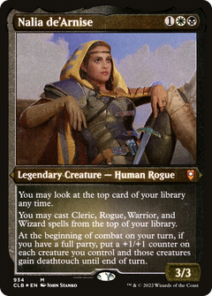 Nalia de'Arnise (934) [Commander Legends: Battle for Baldur's Gate] etched - Deck Out Gaming