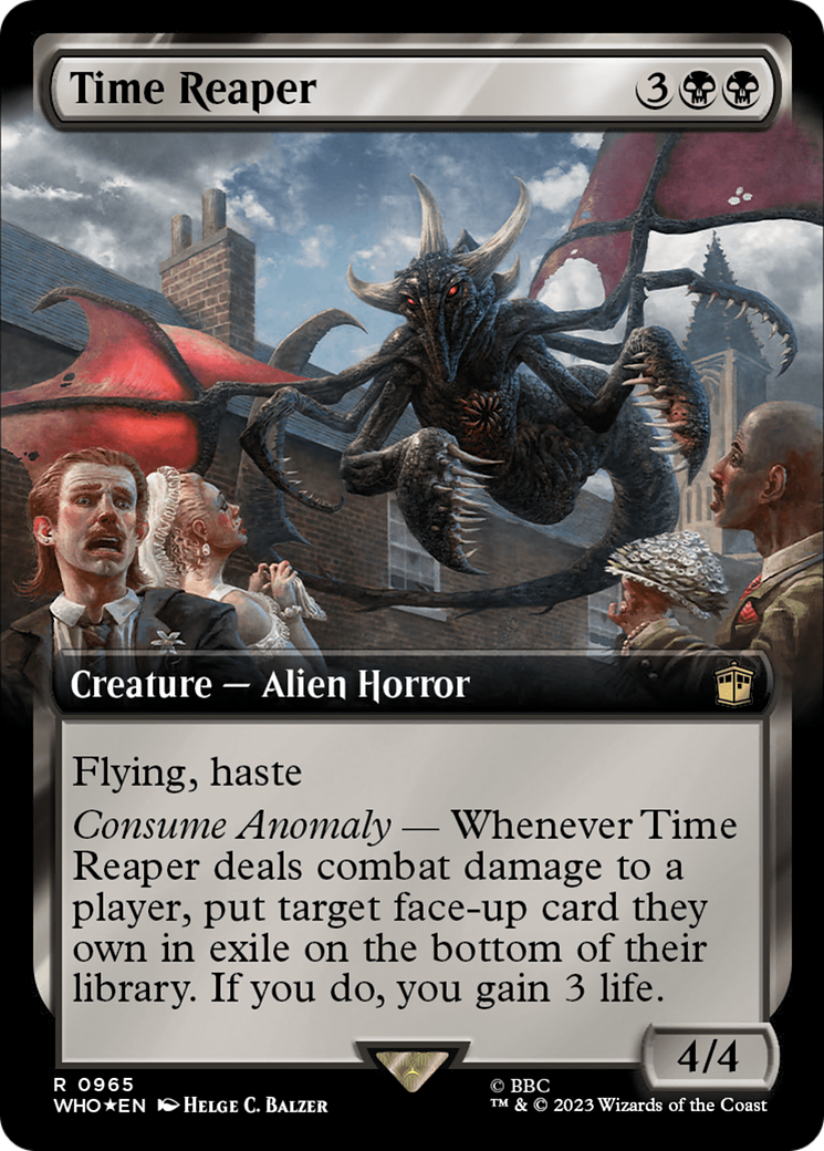 Time Reaper (Extended Art) (Surge Foil) (965) [Doctor Who] foil - Deck Out Gaming
