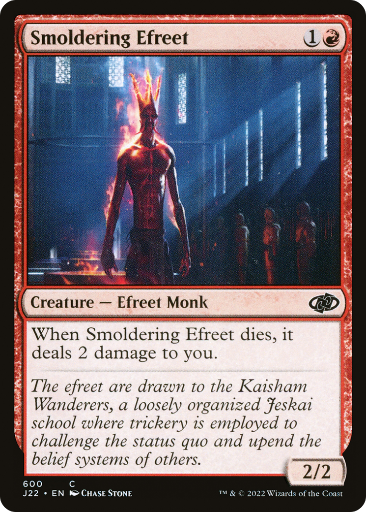 Smoldering Efreet (600) [Jumpstart 2022] - Deck Out Gaming