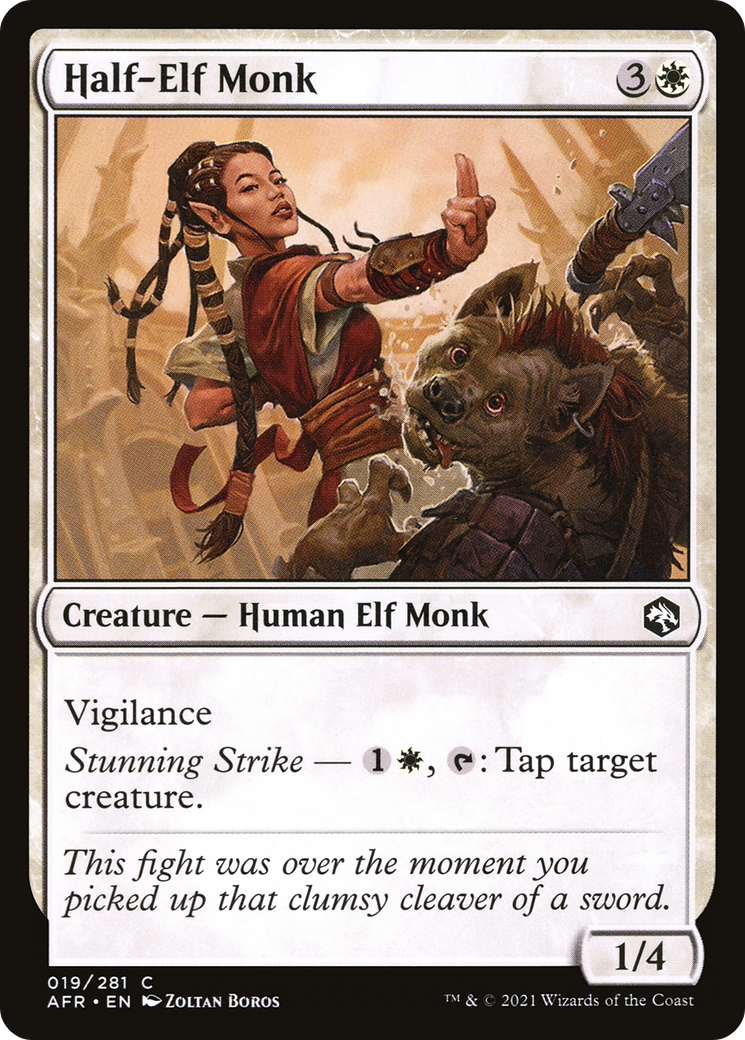 Half-Elf Monk (19) [Adventures in the Forgotten Realms] - Deck Out Gaming