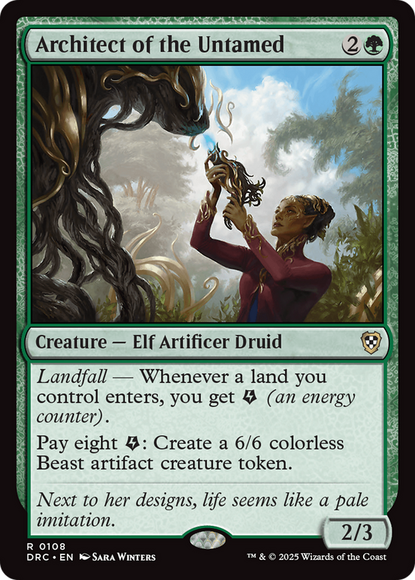 Architect of the Untamed (108) [Commander: Aetherdrift] - Deck Out Gaming