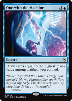 One with the Machine (80) [Commander: Aetherdrift] - Deck Out Gaming