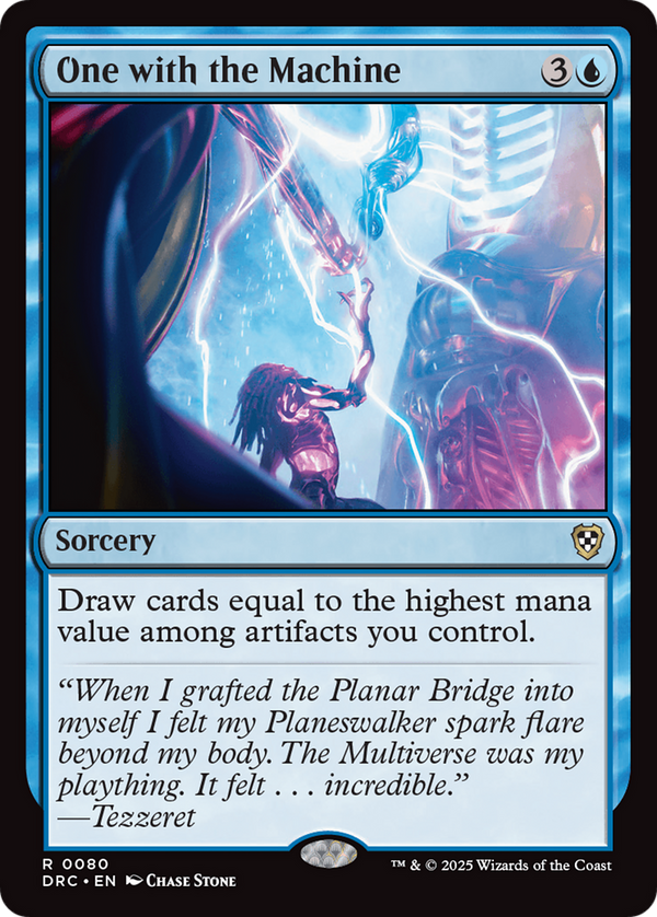 One with the Machine (80) [Commander: Aetherdrift] - Deck Out Gaming