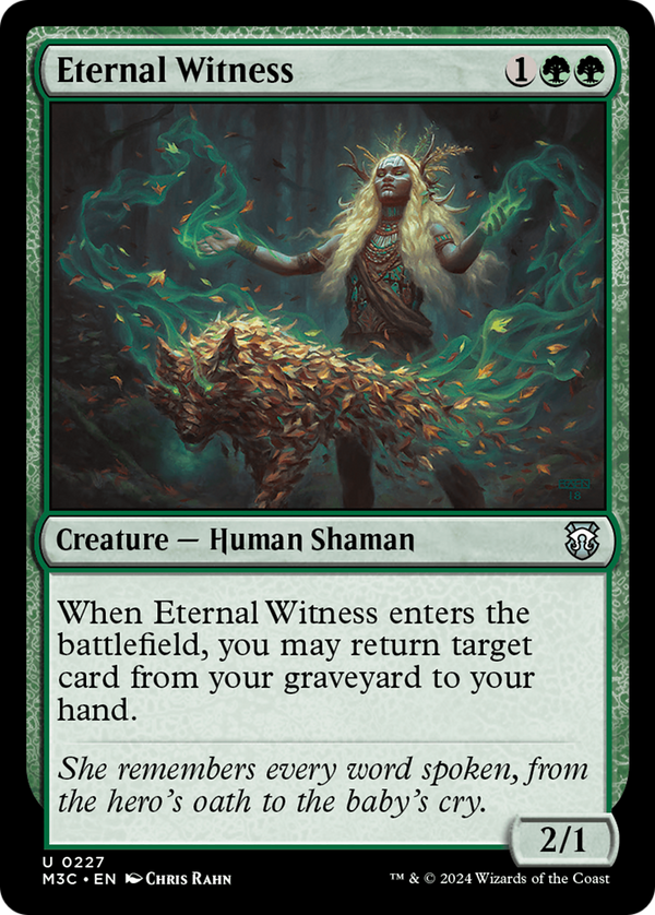 Eternal Witness (227) [Modern Horizons 3 Commander] - Deck Out Gaming
