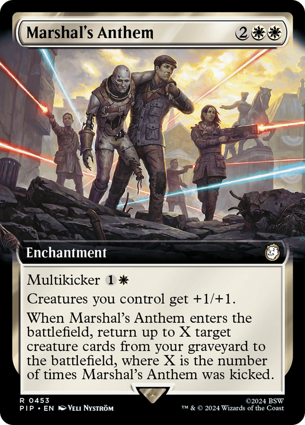 Marshal's Anthem (Extended Art) (453) [Fallout] - Deck Out Gaming