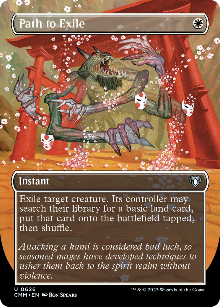 Path to Exile (Borderless) (626) [Commander Masters] - Deck Out Gaming