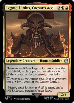 Legate Lanius, Caesar's Ace (107) [Fallout] foil - Deck Out Gaming